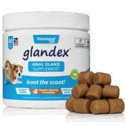 Glandex Soft Peanut Butter Chews For Anal Gland Problems In Cats & Dogs -Pet Supply Store 0dmx44sc0lf