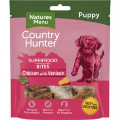 Natures Menu Country Hunter Superfood Bars For Puppies Chicken & Venison 8 X 70g