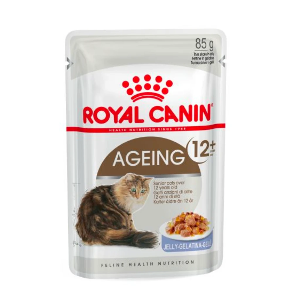 Royal Canin Ageing 12+ Senior In Jelly Wet Cat Food For Cats 12 X 85g 1 Royal Canin Ageing 12+ Senior In Jelly Wet Cat Food For Cats 12 X 85g