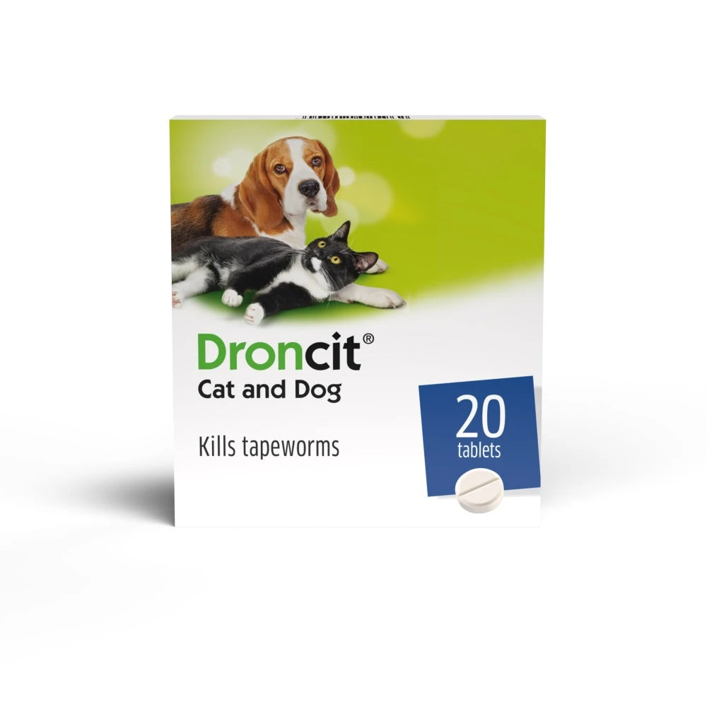 Droncit Tablet Tapewormer For Cats And Dogs - All Pack Sizes 2 Droncit Tablet Tapewormer For Cats And Dogs - All Pack Sizes - Image 2
