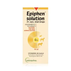 Vetoquinol Epiphen Solution 4% W/v Oral Drops For Dogs 30ml