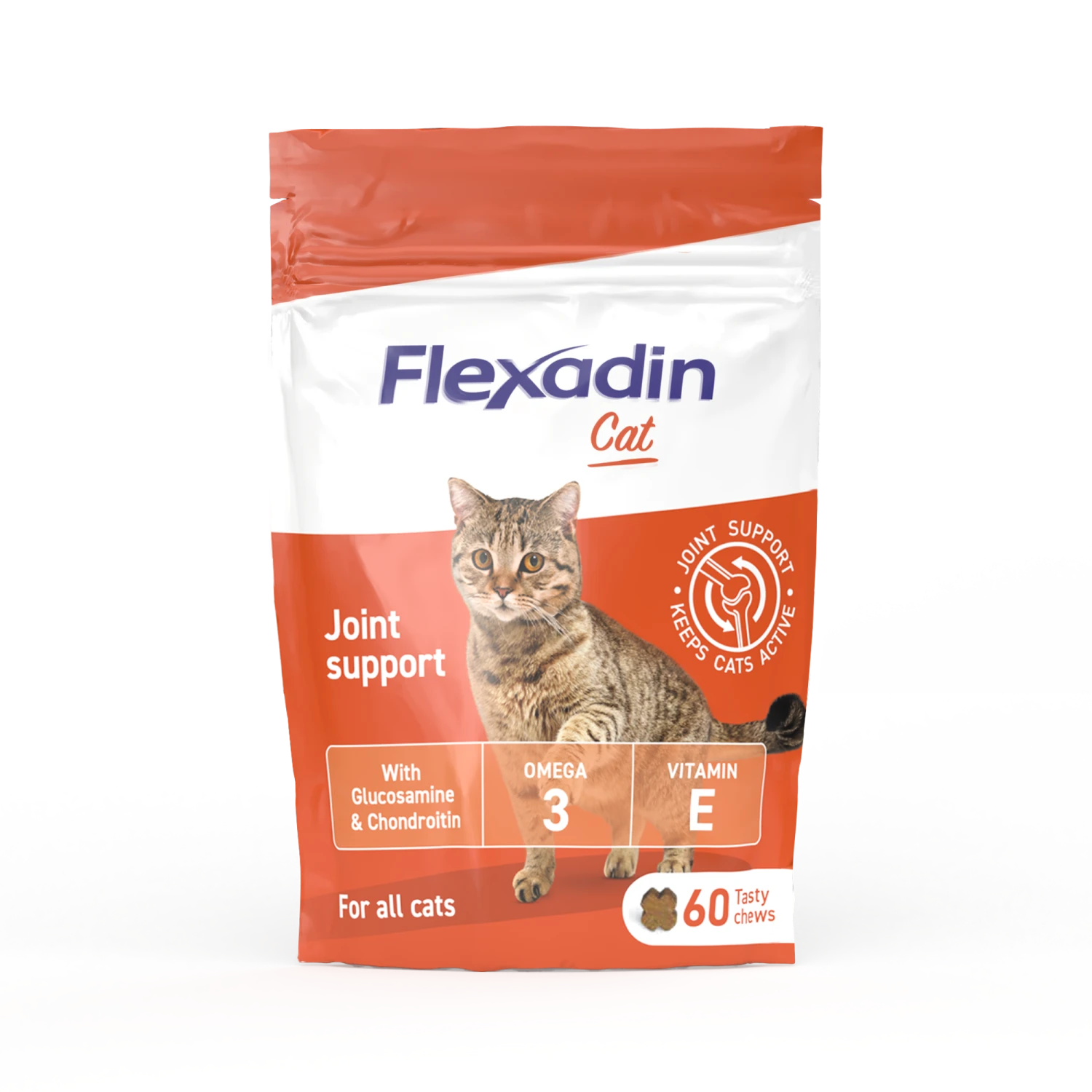 Vetoquinol Flexadin Joint Care For Cats, 60 Chews 1 Vetoquinol Flexadin Joint Care For Cats, 60 Chews