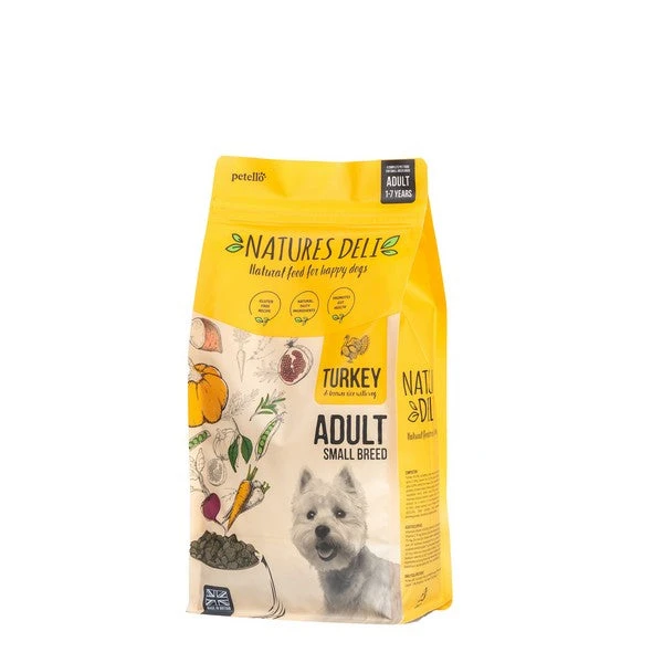 Natures Deli Adult Small Breed Dried Dog Food Turkey And Rice 2kg 1 Natures Deli Adult Small Breed Dried Dog Food Turkey And Rice 2kg