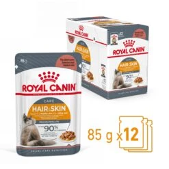 Royal Canin Wet Cat Food Hair & Skin Care In Gravy Pack Of 12 X 85g 13 Royal Canin Wet Cat Food Hair & Skin Care In Gravy Pack Of 12 X 85g -Pet Supply Store 2bnobj1srhk