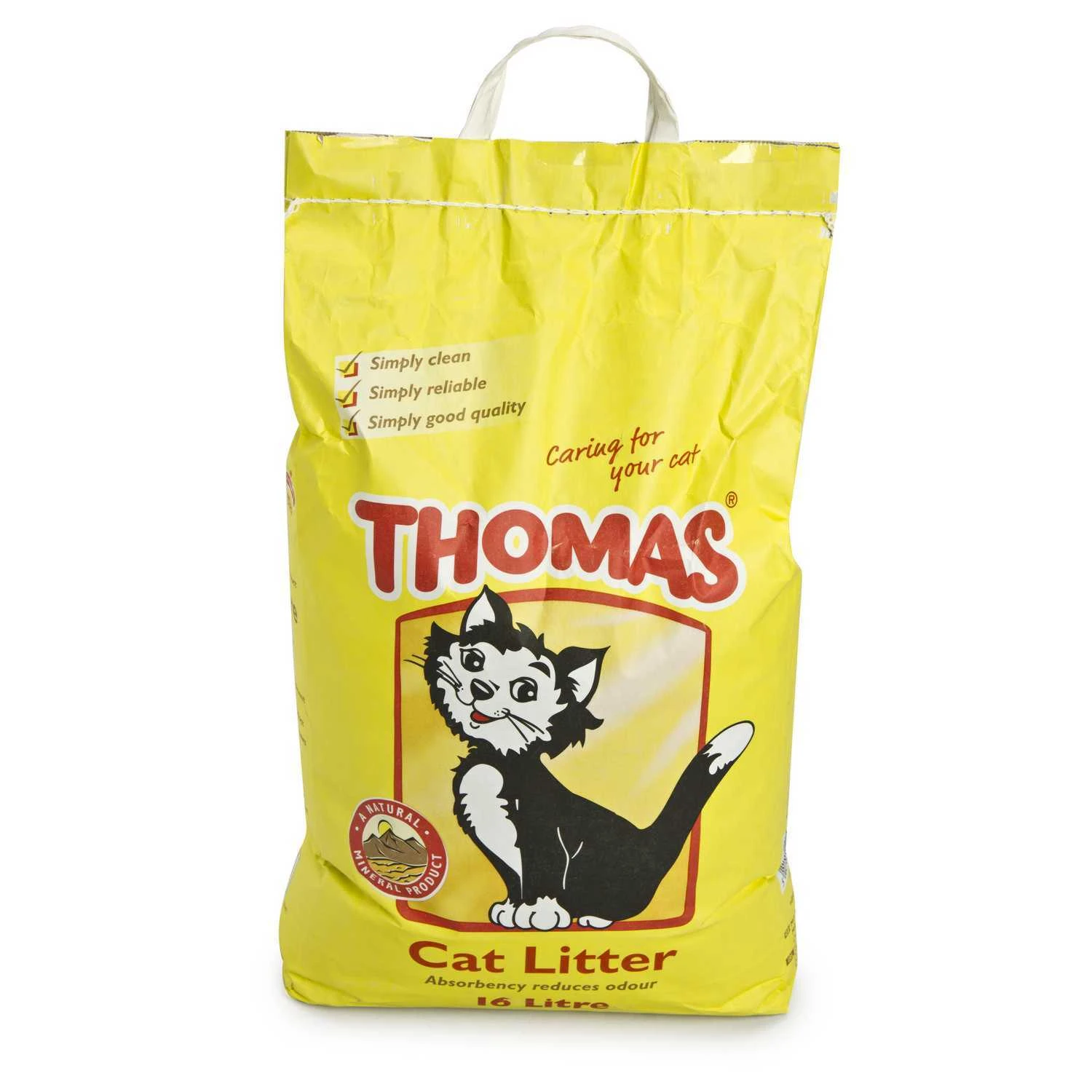 Thomas Absorbent Cat Litter 16 Litre 1 Thomas Absorbent Cat Litter 16 Litre