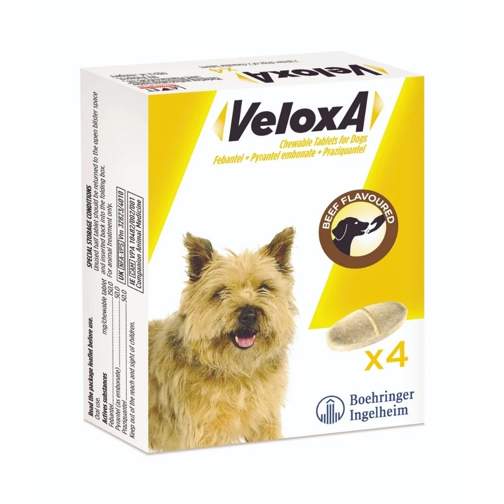 Boehringer Ingelheim Veloxa Chewable Worming Tablets For Dogs 4 Boehringer Ingelheim Veloxa Chewable Worming Tablets For Dogs - Image 4