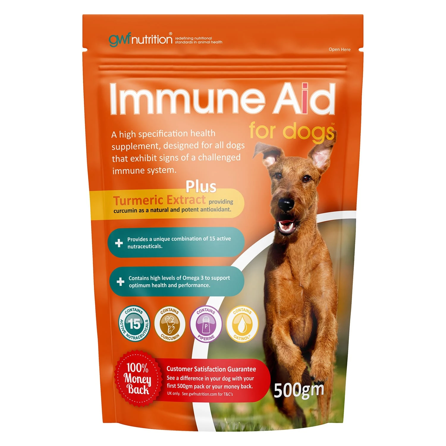 GWF Nutrition Immune Aid Gold For Dogs 500g 1 GWF Nutrition Immune Aid Gold For Dogs 500g