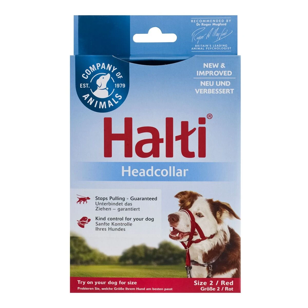 Company Of Animals Halti Dog Headcollar Red 2 Company Of Animals Halti Dog Headcollar Red - Image 2