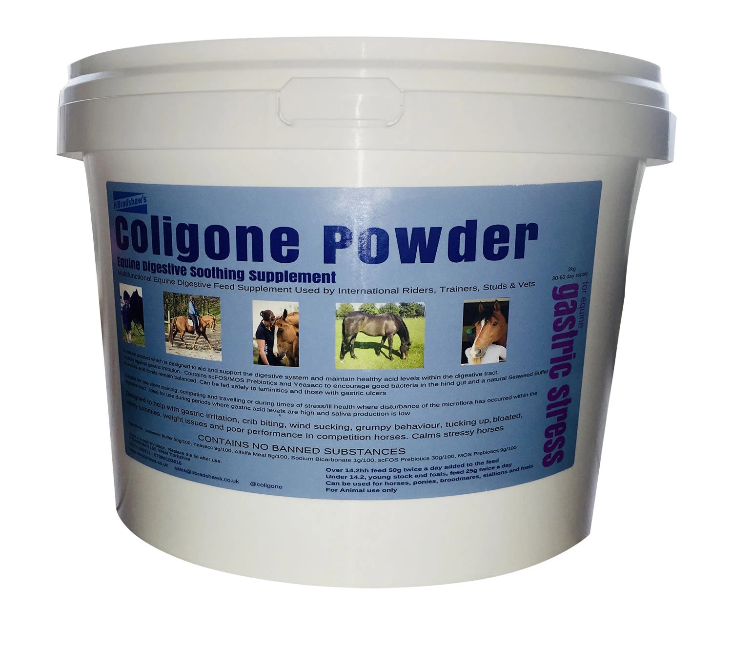 H.Bradshaws Coligone Powder 3kg 1 H.Bradshaws Coligone Powder 3kg