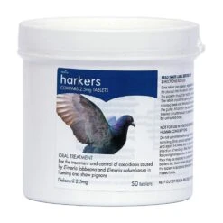 Harkers Coxitabs Petlife Coccidiosis Treatment For Pigeon Supplies 50 Tablets