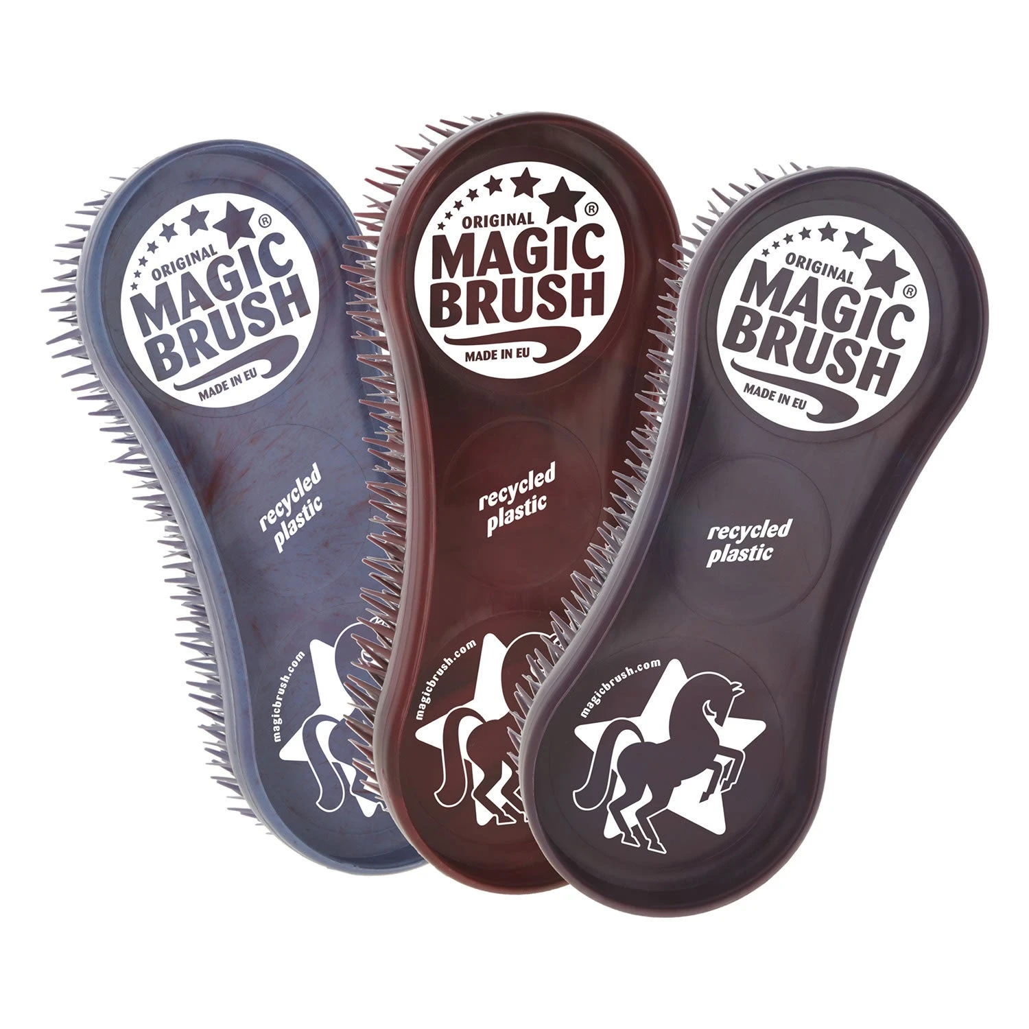 Magic Brush For Horses 3 Pack - Wildberry 1 Magic Brush For Horses 3 Pack - Wildberry