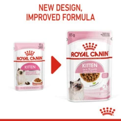 Royal Canin Wet Cat Food Kitten Instinctive Pouch In Gravy 12 X 85g -Pet Supply Store 5v4samtdxmn