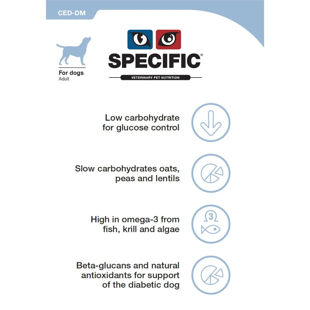 Dechra SPECIFIC™ CED-DM Endocrine Support Dry Dog Food 5 Dechra SPECIFIC™ CED-DM Endocrine Support Dry Dog Food - Image 5