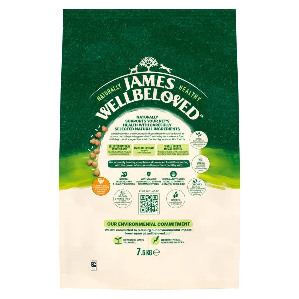 James Wellbeloved Adult Dog Food Turkey And Rice 6 James Wellbeloved Adult Dog Food Turkey And Rice - Image 6