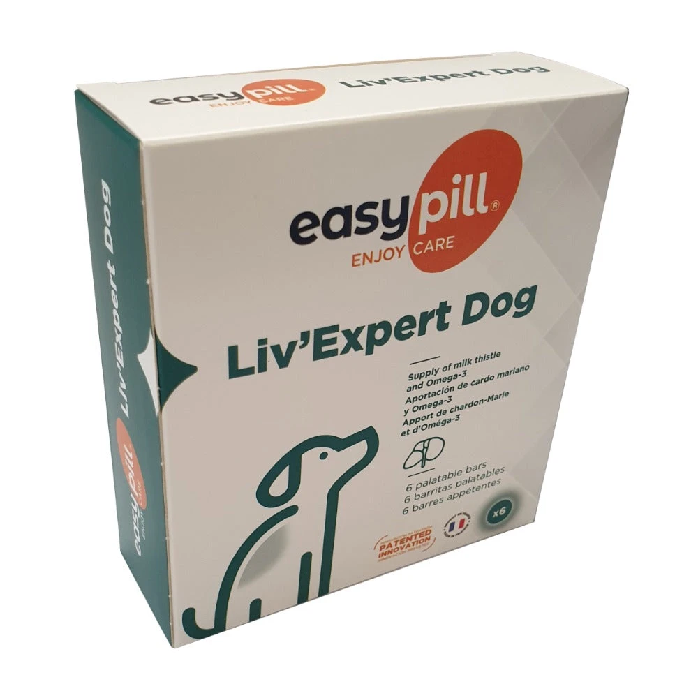 Easypill Liv'Expert Dog X 6 Bars 1 Easypill Liv'Expert Dog X 6 Bars