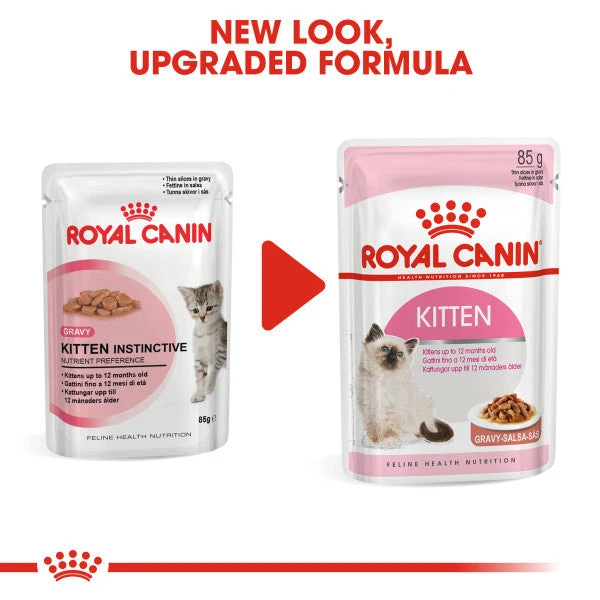Royal Canin Wet Cat Food Kitten Pouch In Gravy 48 X 85g 5 Royal Canin Wet Cat Food Kitten Pouch In Gravy 48 X 85g - Image 5