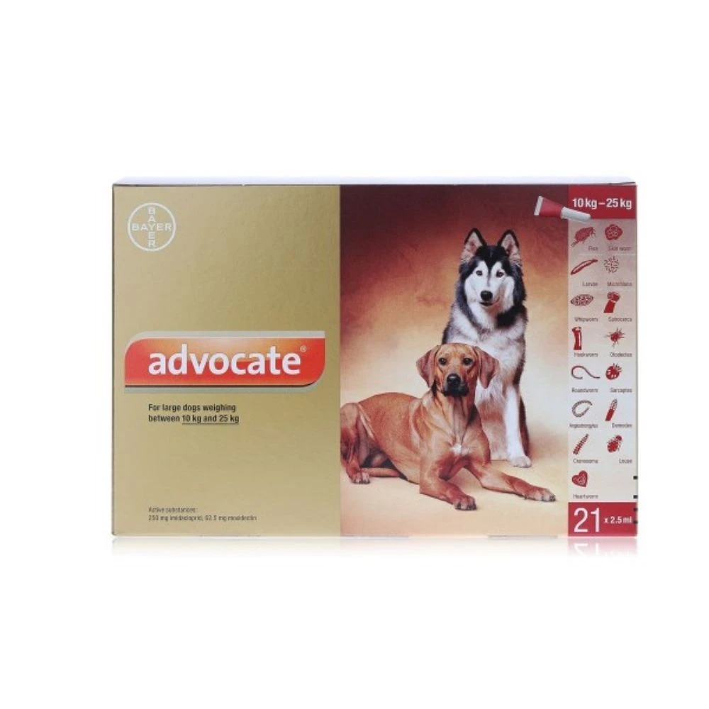 Advocate Spot On For Dogs 250 For 10-25kg Dogs 3 Advocate Spot On For Dogs 250 For 10-25kg Dogs - Image 3