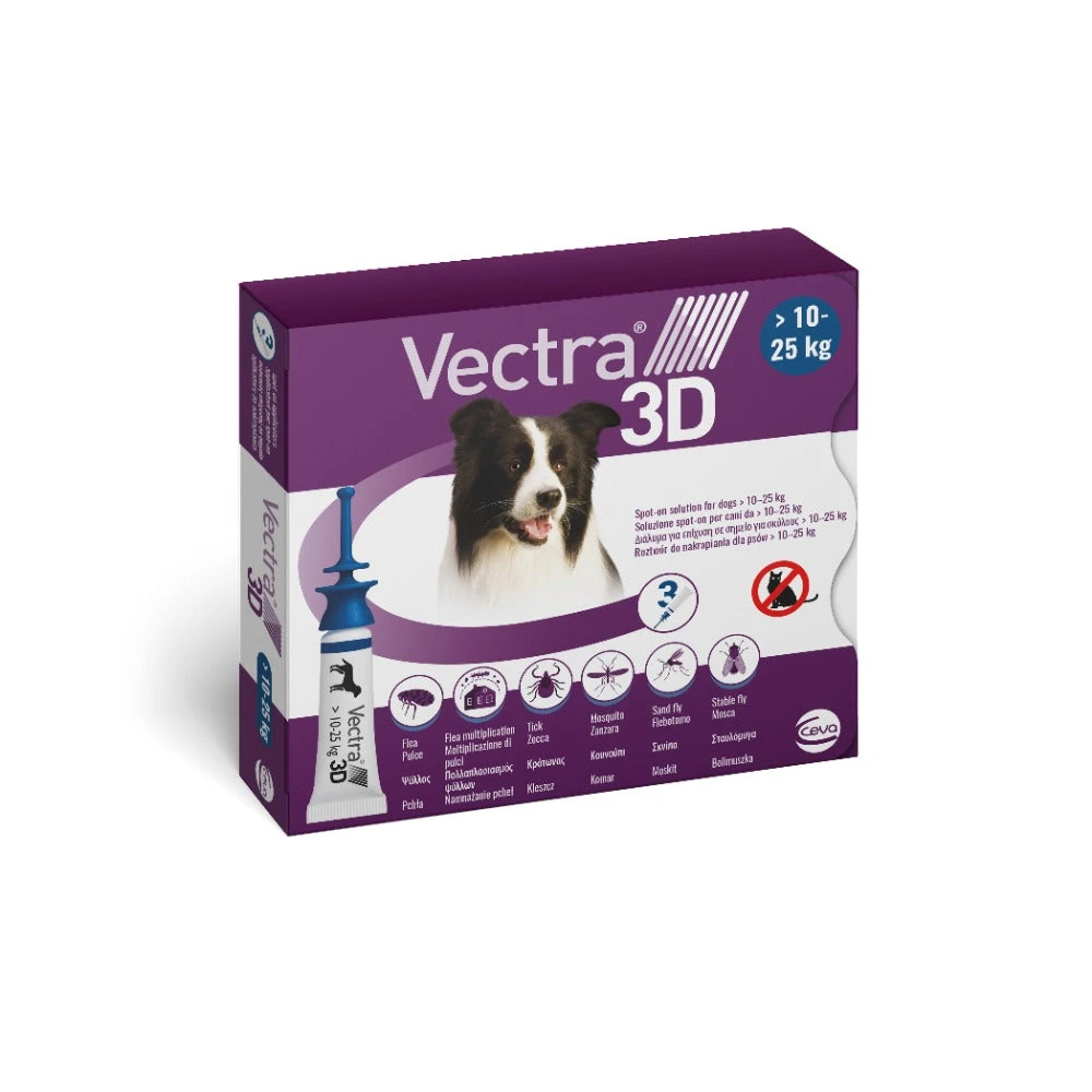 CEVA Vectra 3D Flea Spot-On For Dogs 2 CEVA Vectra 3D Flea Spot-On For Dogs - Image 2