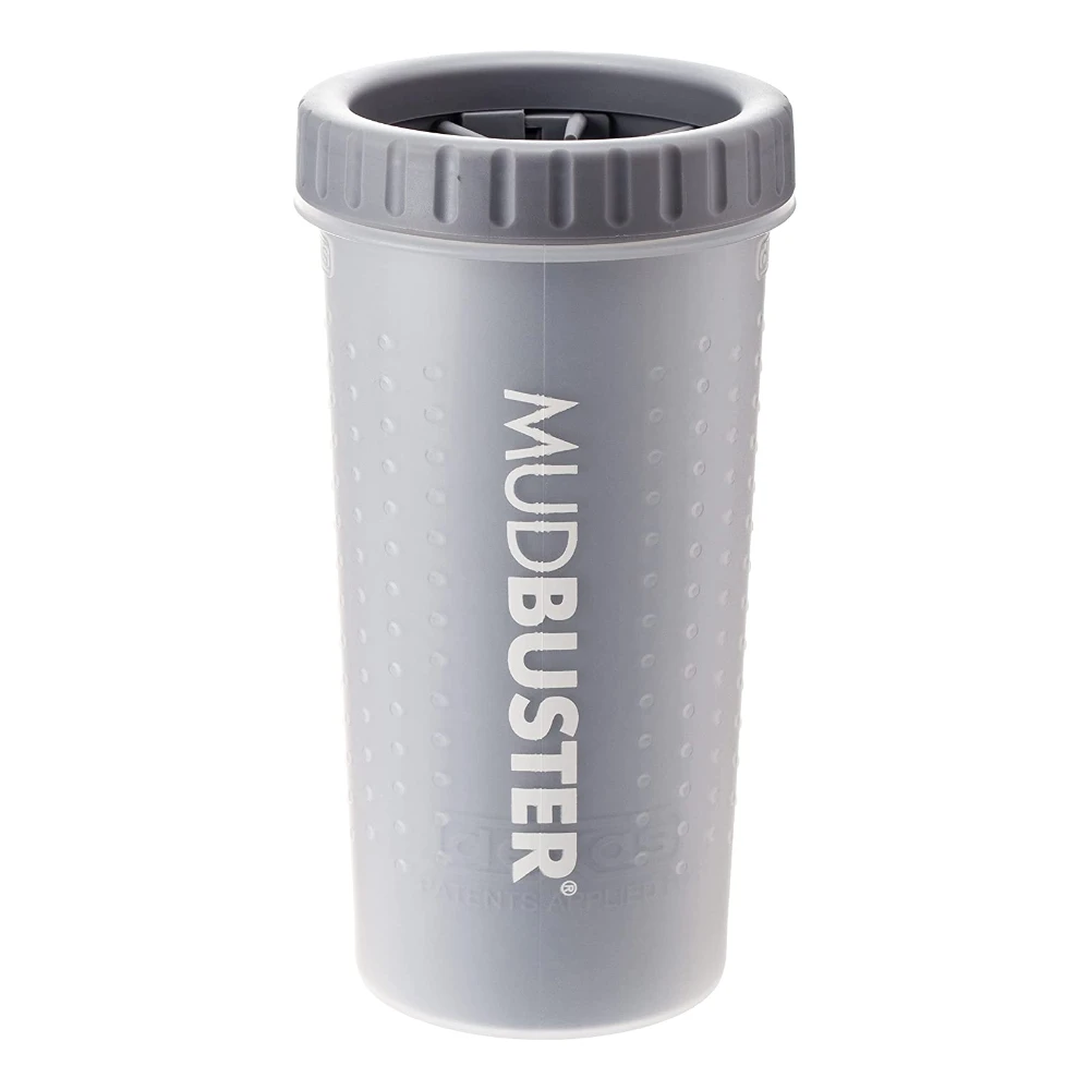 Dexas MudBuster Portable Dog Paw Washer/ Paw Cleaner, Large, Light Gray 1 Dexas MudBuster Portable Dog Paw Washer/ Paw Cleaner, Large, Light Gray