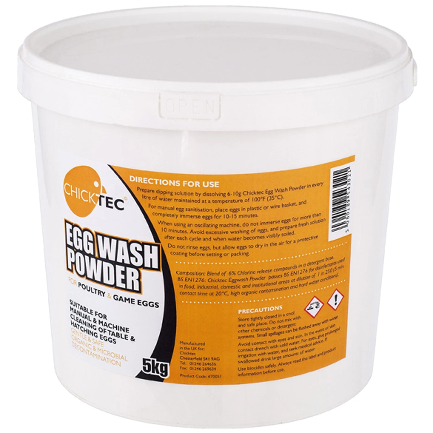 Chicktec Egg Wash Powder 5kg 1 Chicktec Egg Wash Powder 5kg