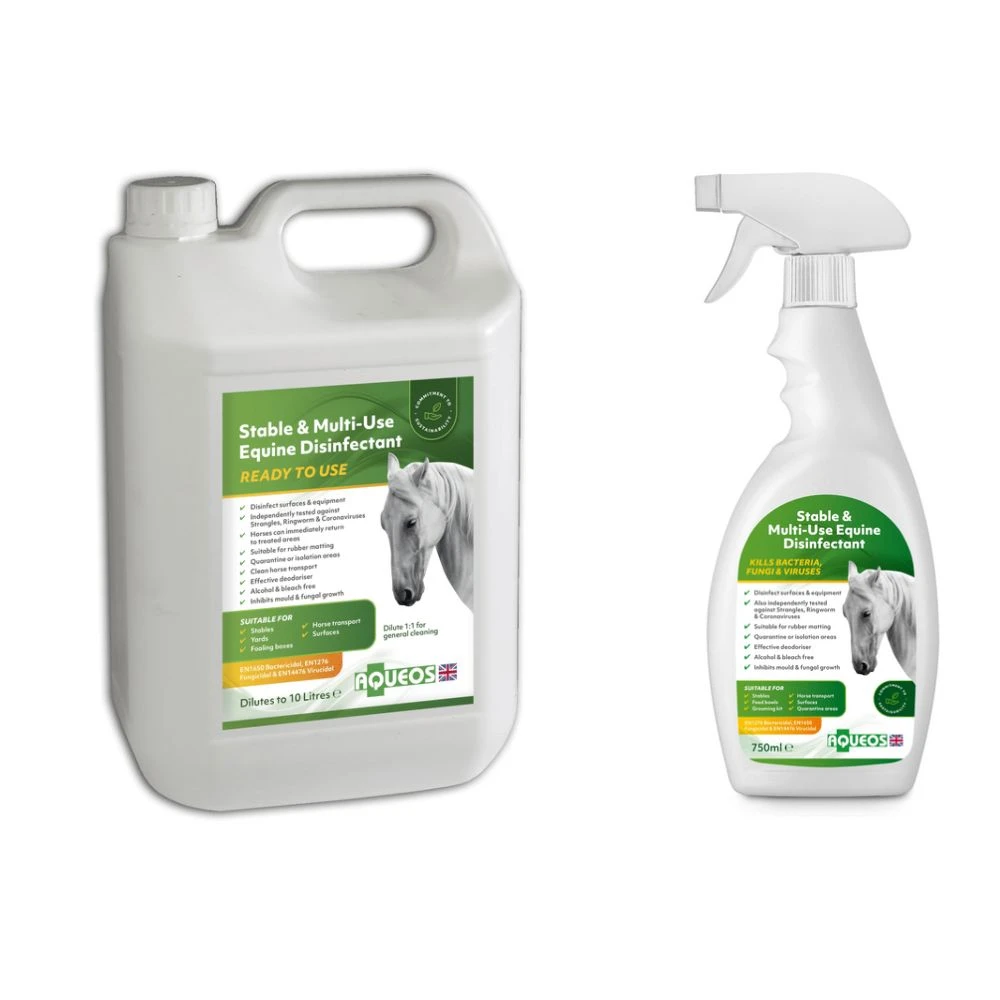Aqueos Ready To Use Stable & Multi-Use Disinfectant - All Sizes 1 Aqueos Ready To Use Stable & Multi-Use Disinfectant - All Sizes