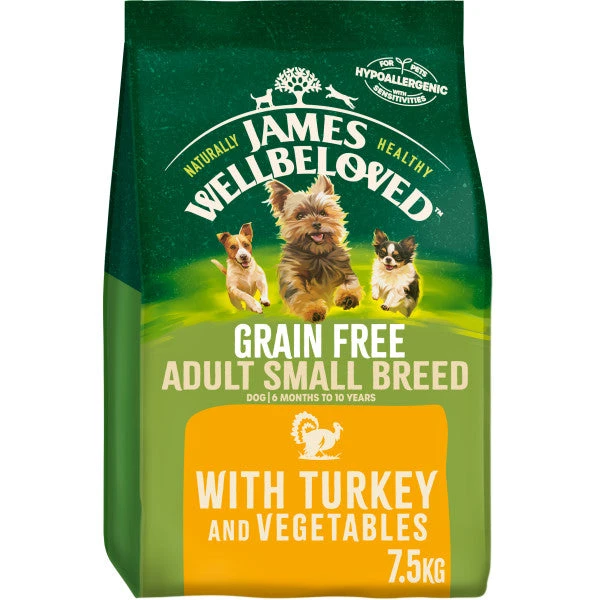 James Wellbeloved Adult Small Breed Dog Food Grain Free Turkey & Veg 3 James Wellbeloved Adult Small Breed Dog Food Grain Free Turkey & Veg - Image 3