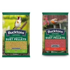 Bucktons Suet Pellets Bird Food Seed 12.55kg - All Flavours Available