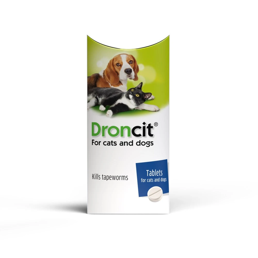Droncit Tablet Tapewormer For Cats And Dogs - All Pack Sizes 1 Droncit Tablet Tapewormer For Cats And Dogs - All Pack Sizes