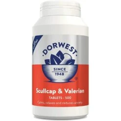 Dorwest Herbs Scullcap & Valerian Calming Tablets For Dogs And Cats -Pet Supply Store go5ig0mz43z