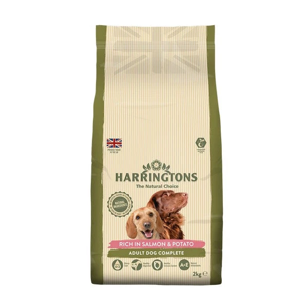 Harringtons Complete Salmon And Potato Adult Dried Dog Food 12kg 1 Harringtons Complete Salmon And Potato Adult Dried Dog Food 12kg