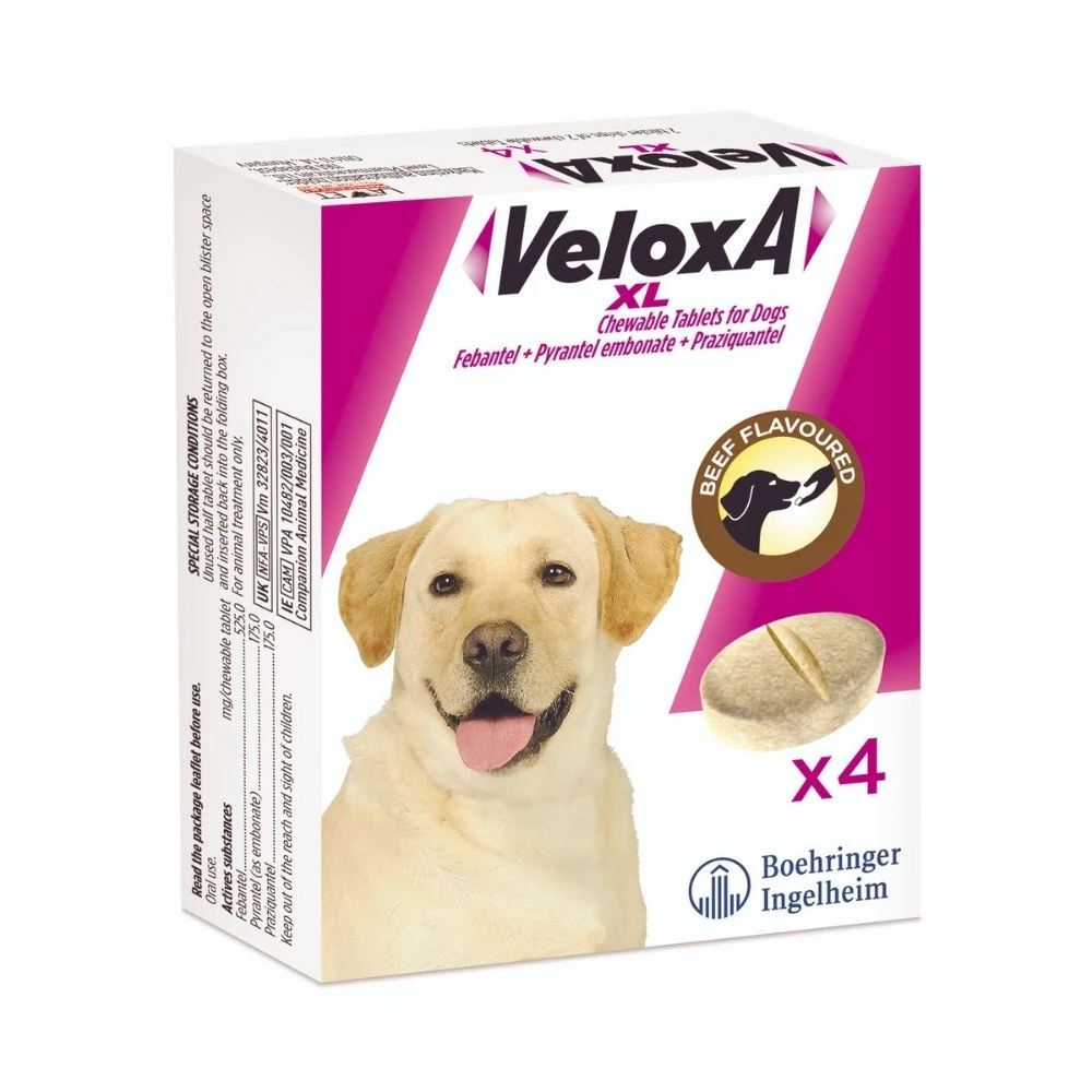 Boehringer Ingelheim Veloxa Chewable Worming Tablets For Dogs 2 Boehringer Ingelheim Veloxa Chewable Worming Tablets For Dogs - Image 2