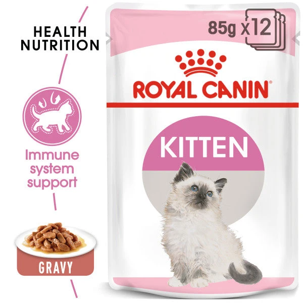 Royal Canin Wet Cat Food Kitten Pouch In Gravy 48 X 85g 4 Royal Canin Wet Cat Food Kitten Pouch In Gravy 48 X 85g - Image 4