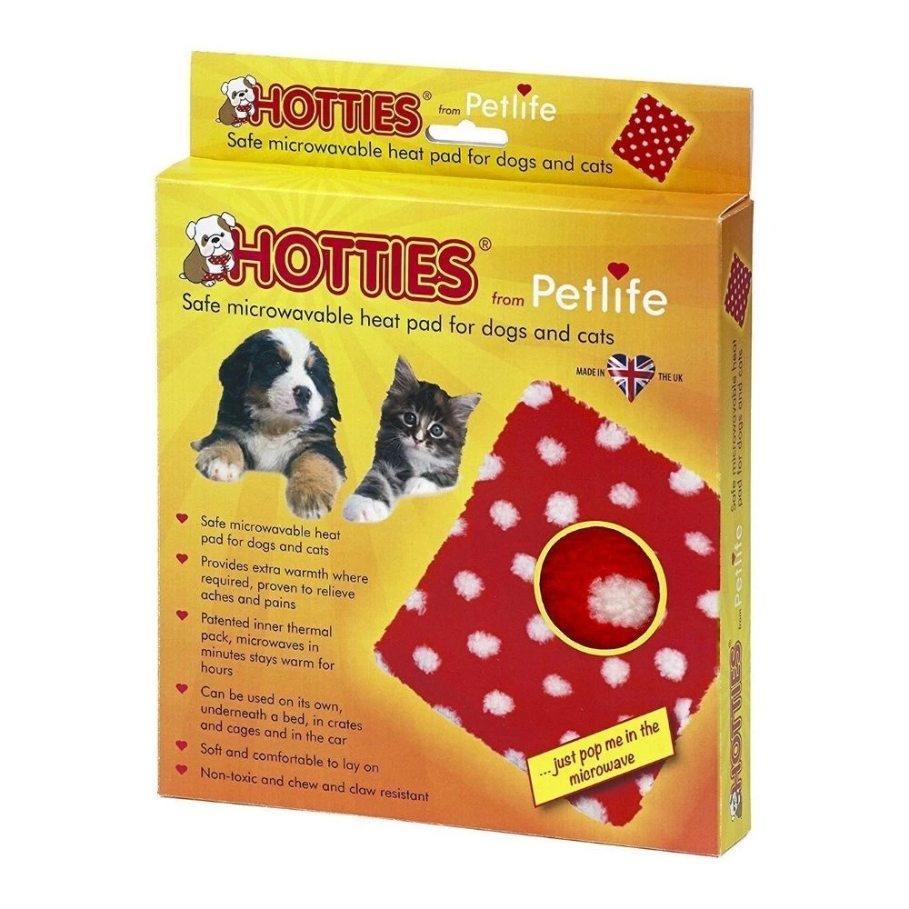 Petlife Microwavable Hottie Warm Heat Pad 8" X 9" For Pet Dog Cat Rabbit Etc 1 Petlife Microwavable Hottie Warm Heat Pad 8" X 9" For Pet Dog Cat Rabbit Etc