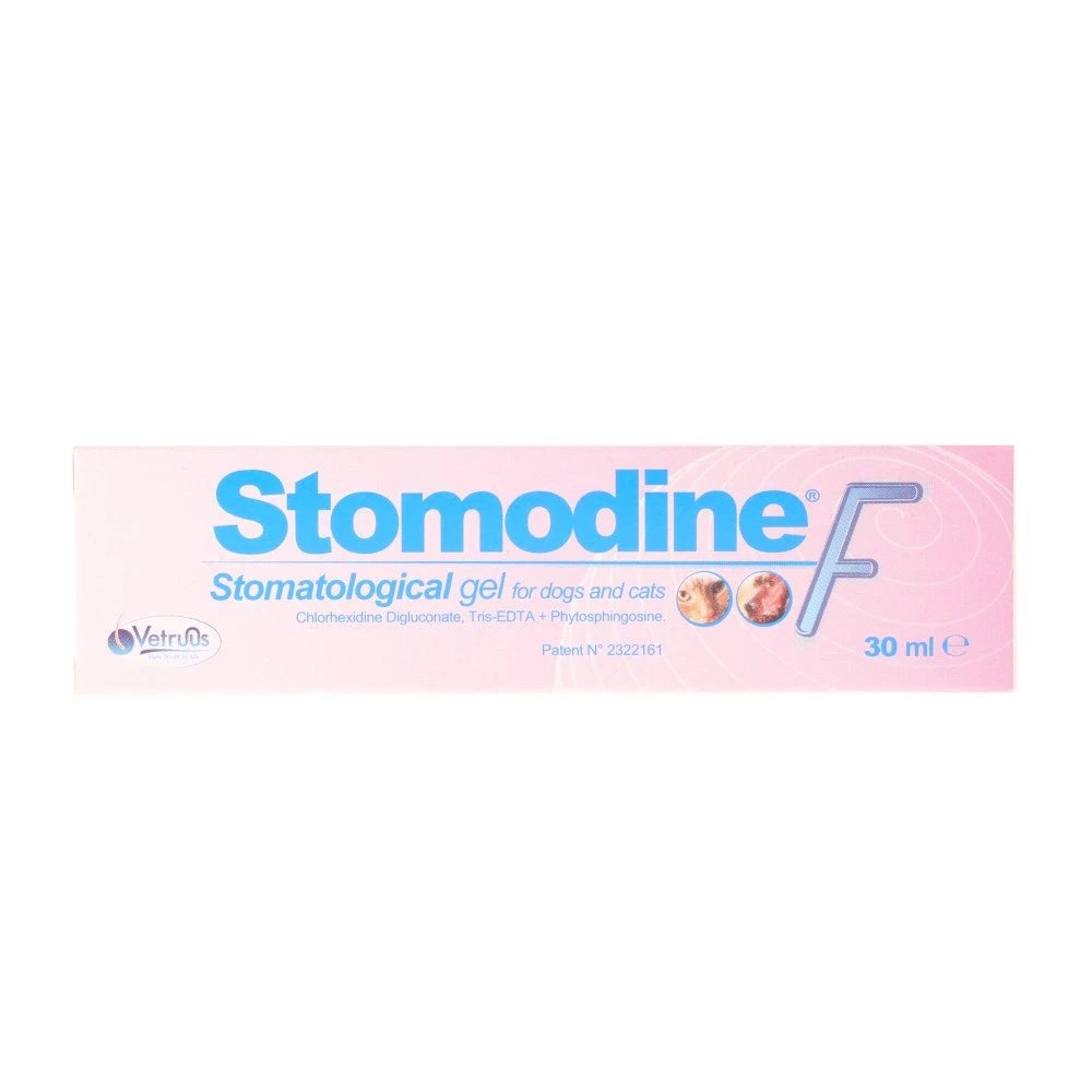 Stomodine F Cat & Dog Toothpaste Gel - Meat Flavoured 30ml 1 Stomodine F Cat & Dog Toothpaste Gel - Meat Flavoured 30ml