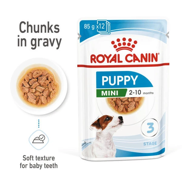 Royal Canin Nutritional Wet Dog Food For Mini Puppy - 12x85g 4 Royal Canin Nutritional Wet Dog Food For Mini Puppy - 12x85g - Image 4
