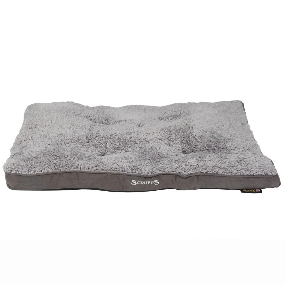 Scruffs Cosy Soft Dog Mattress Bed Luxury Fabric 100x70cm - Grey 1 Scruffs Cosy Soft Dog Mattress Bed Luxury Fabric 100x70cm - Grey