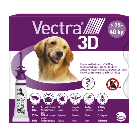 CEVA Vectra 3D Flea Spot-On For Dogs 9 CEVA Vectra 3D Flea Spot-On For Dogs - Image 9