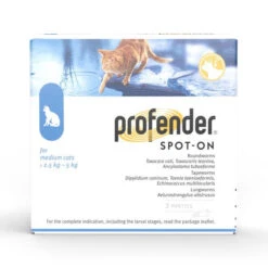 Vetoquinol Profender Spot-On Solution For Cats X 2 Pipettes -Pet Supply Store lljbqtag4mm