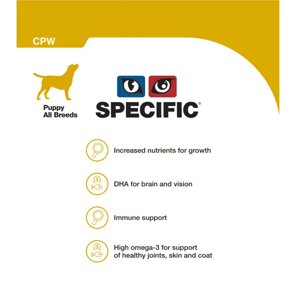 Dechra Specific CPW Puppy All Breeds Wet Dog Food 6x300g 5 Dechra Specific CPW Puppy All Breeds Wet Dog Food 6x300g - Image 5
