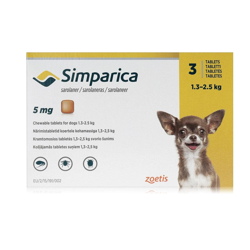 ZOETIS Simparica Palatable Tablets For Dogs 6 ZOETIS Simparica Palatable Tablets For Dogs - Image 6