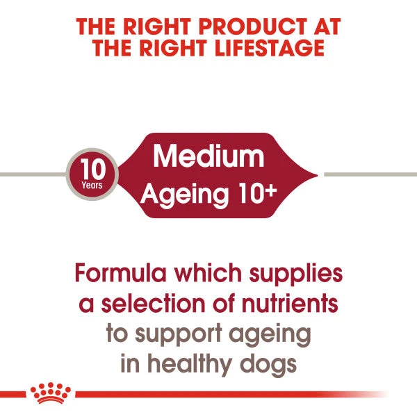 Royal Canin Wet Dog Food For Medium Ageing Senior 10+ Dogs 10x140g 3 Royal Canin Wet Dog Food For Medium Ageing Senior 10+ Dogs 10x140g - Image 3