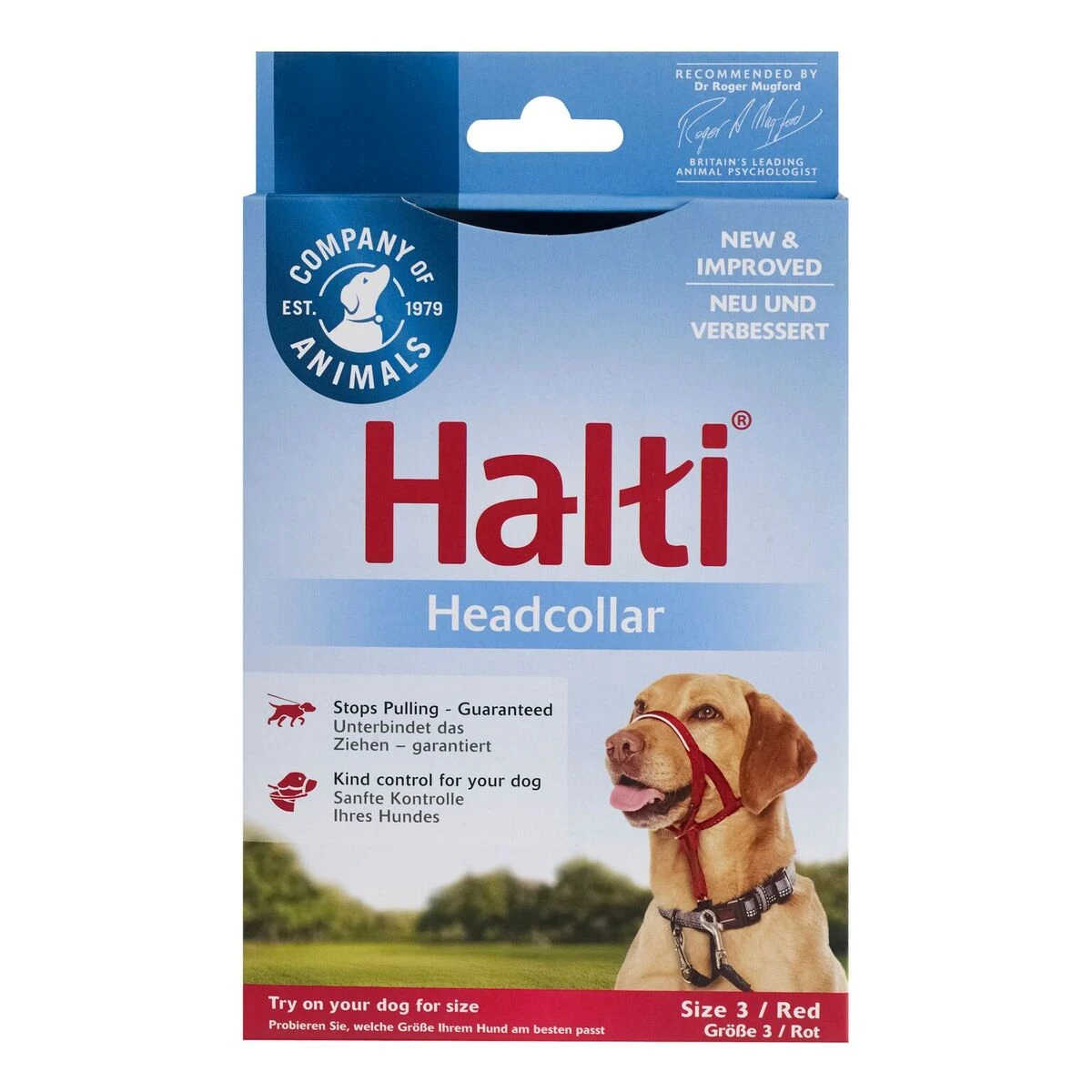 Company Of Animals Halti Dog Headcollar Red 3 Company Of Animals Halti Dog Headcollar Red - Image 3