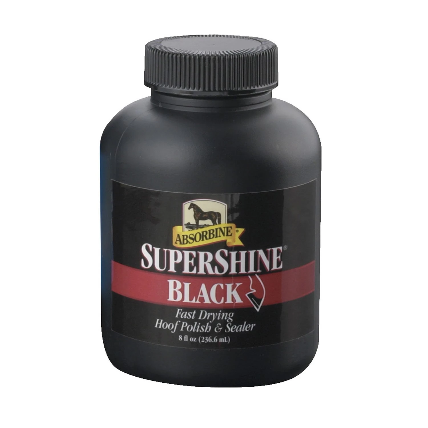 Absorbine Supershine Black Hoof Polish 237ml 1 Absorbine Supershine Black Hoof Polish 237ml