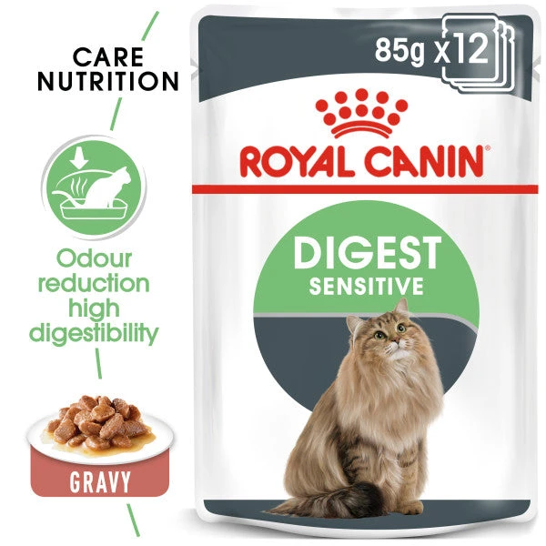 Royal Canin Wet Cat Food Digestive Care In Gravy Pouch 48 X 85 G 7 Royal Canin Wet Cat Food Digestive Care In Gravy Pouch 48 X 85 G - Image 7