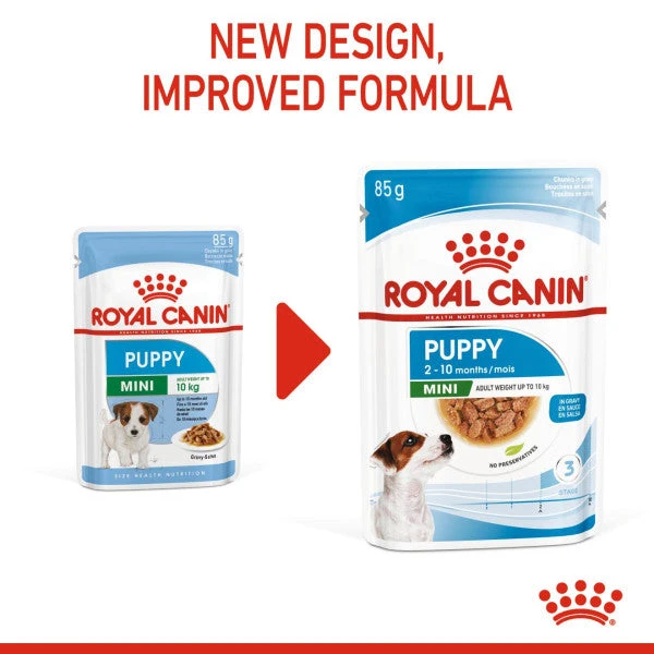 Royal Canin Nutritional Wet Dog Food For Mini Puppy - 12x85g 3 Royal Canin Nutritional Wet Dog Food For Mini Puppy - 12x85g - Image 3