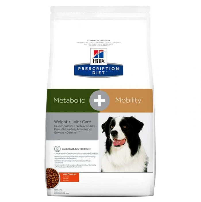 Hill's Canine Metabolic + Mobility Dry Dog Food 12kg 1 Hill's Canine Metabolic + Mobility Dry Dog Food 12kg