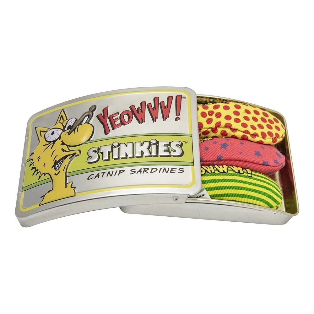Yeowww Tin Of Stinkies Organic Sardines Cat Toys Pack Of 3 3 Yeowww Tin Of Stinkies Organic Sardines Cat Toys Pack Of 3 - Image 3