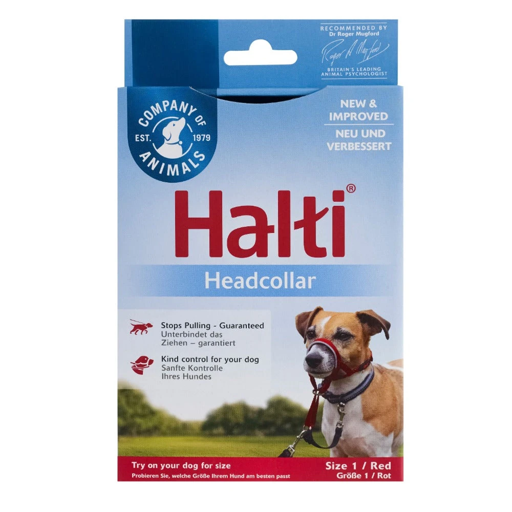 Company Of Animals Halti Dog Headcollar Red 8 Company Of Animals Halti Dog Headcollar Red - Image 8