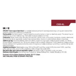 Dechra SPECIFIC™ CXD-XL Adult Large Breed Dry Dog Food 11 Dechra SPECIFIC™ CXD-XL Adult Large Breed Dry Dog Food -Pet Supply Store rc1j5ogxlwo