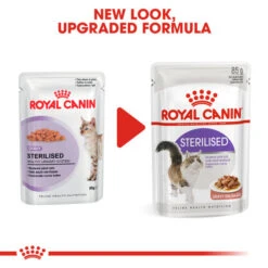 Royal Canin Sterilised Adult In Gravy Wet Cat Food For Cats 12 X 85g -Pet Supply Store s34xir4pmbm